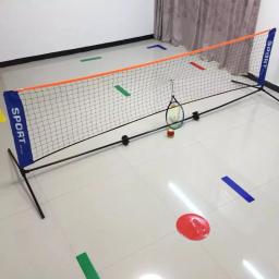 Portátil e ajustável Badminton Voleibol Net com Stands, Rede de tênis dobrável com moldura, exterior e interior, 3.1*1.5 m, F2034 - Image 1