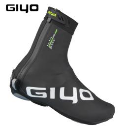 Giyo capa de sapato para ciclismo, à prova d'água, capa para sapatos de bicicleta, reflexiva, à prova de vento, mtb, estrada, inverno, lã, quente, protetor de bloqueio - Image 5