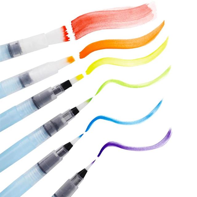Caneta Recarregável de Grande Capacidade para Aquarela, Caligrafia e Ilustrações Artísticas