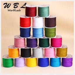 Fio de nylon para fazer jóias, fio de algodão de 100m, 0.8mm, 1mm, 1.5mm, 2mm, acessórios de confecção de joias, faça você mesmo, com borlas, pulseira trançada - Image 1