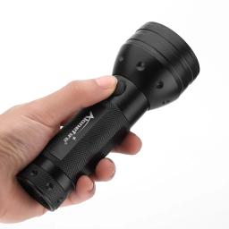 Alonefire 51uv led luz 395 400nm uv lanterna ultravioleta gato cão animal de estimação urina vazamento de dinheiro scorpion detecção tocha aa bateria - Image 5