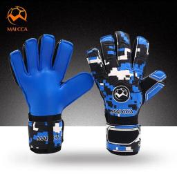 Luvas de látex goleiro espessamento para adultos e crianças, antiderrapagem, treinamento de futebol, proteção contra dedos, jogos de futebol - Image 1