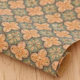 Tecido de cortiça macia para DIY vestuário saco e bordado, artesanato artesanal, patchwork retro, A4 impresso suprimentos - Image 1