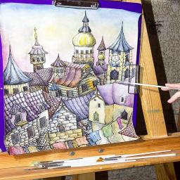 Pincéis de pintura de artesanato de cerâmica, forma diferente, ponta redonda, aquarela de nylon, 15 unidades, conjunto de pincéis, materiais de arte - Image 5