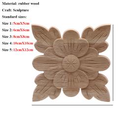 Vzlx-adesivos em madeira para móveis, decoração em madeira, sem pintura, decalque decorativo, estatuetas - Image 4