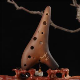 Ocarina alto & soprano c/g/f, 12 orifícios, processo de queima de fumaça, flauta de cerâmica profissional, alta qualidade - Image 5