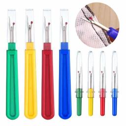 Cortador de fio plástico para costura, ferramentas de costura com alça, acessórios de costura (4 pequenos e grandes), 8 peças - Image 1