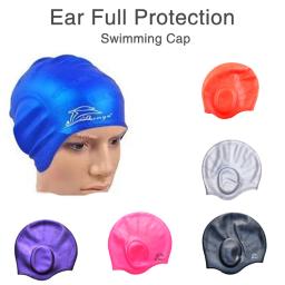 Orelha proteger tampão de natação chapéus de silicone à prova dwaterproof água elástico tamanho livre adulto piscina engrenagem boa qualidade 6 cores escolher b43002 - Image 3