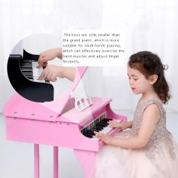 Onshine crianças simulação piano 30 chave de alta qualidade piano instrumento de madeira com espectro de piano crianças aprendizagem educação brinquedos 3y + - Image 2