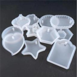 Molde de resina para artesanato, formas decorativas transparentes de flores secas com pingente de resina epóxi para bijuterias - Image 6