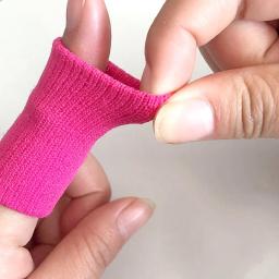 10 Pcs Nylon Elástico Luvas de Dedo Das Mulheres Dos Homens de Basquete Segurança Esportes Thumb Brace Protector Para Badminton Vôlei de Fitness - Image 5