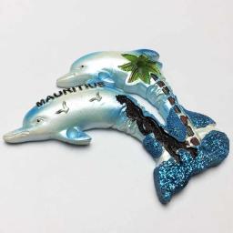 Maurício lembranças turísticas golfinhos adesivos magnéticos geladeira adesivos artesanato decoração casa ímãs de geladeira - Image 4