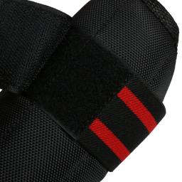 Caneleira para combate mma, taekwondo, protetor de perna para treinamento de esportes, vermelho e preto - Image 6