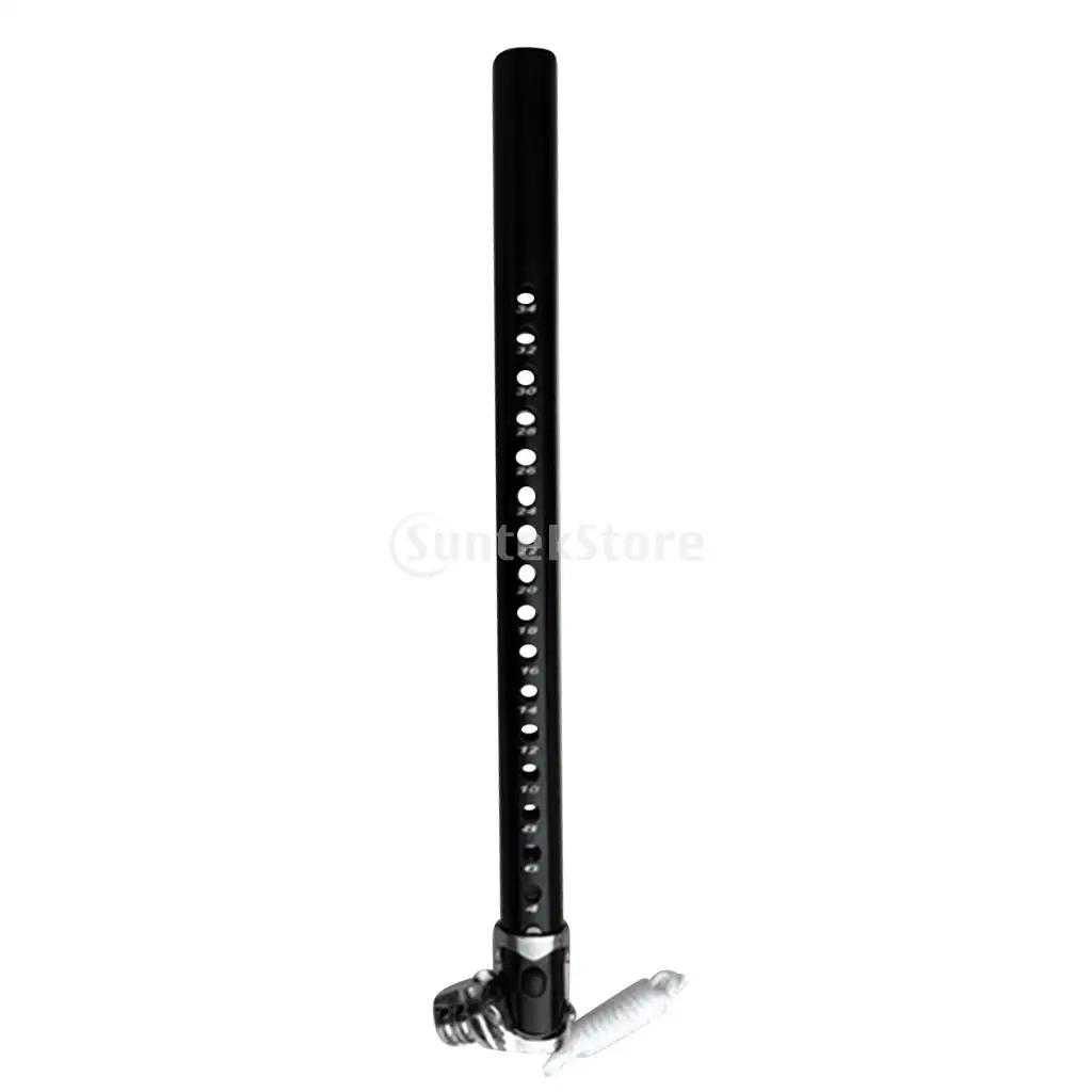 Extensão de alumínio Windsurf com colar deslizante e corda, liberação rápida, mastro magro, Windsurf ajustável, preto, 34cm - Image 1