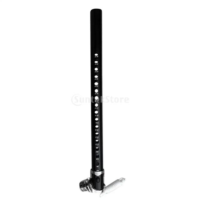 Extensão Ajustável de Alumínio para Windsurf com Colar Deslizante e Liberação Rápida, Mastro Magro, Preto, 34cm