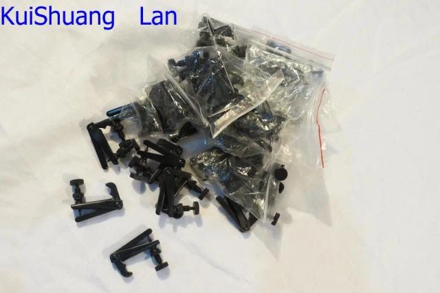Ajustador de Corda Preta para Violino 1/2 a 4/4 - Kit com 20 Peças para Ajuste Preciso