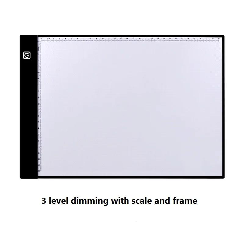 Caixa de Luz LED A4 Desenho Gráfico Tablet Pad Placa de Escrita Marcador Cópia Digital para A Pintura de Diamante Esboço X-ray visualizador de Artesanato Strass Hotfix - Image 1