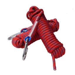 Corda de escalada, equipamento de escalada para parede de árvore, 10mm, alta resistência, sobrevivência em áreas externas, corda de segurança, acessório de escalada - Image 2