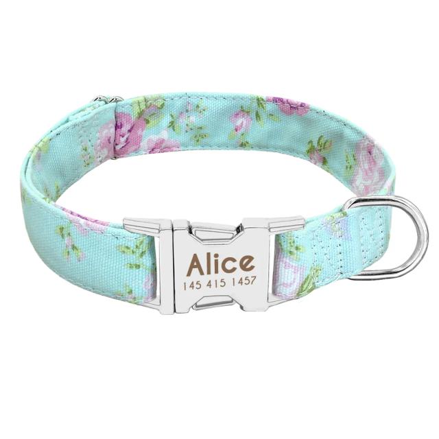 Coleiras Personalizadas com Etiquetas de Identificação para Gatos e Filhotes de Cachorro