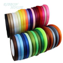 Fita de cetim para embalagem de presente, decoração de Natal, fitas DIY, tecido, 6mm, 10mm, 12mm, 15mm, 20mm, 25mm, 40mm, atacado - Image 1