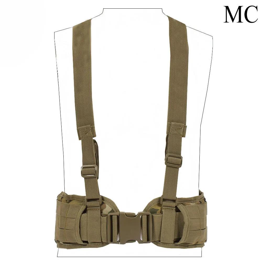 Colete tático especial masculino Molle Belt, Nylon 1000D, Airsoft Hunting, Cinto de combate conveniente, EAS em forma de H, acolchoado macio ajustável - Image 1