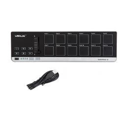 Worlde-Portátil MIDI Controller com Cabo USB, Mini Teclado Controlador, Drum Pad, Instrumento Musical, EasyPad.12 - Image 5