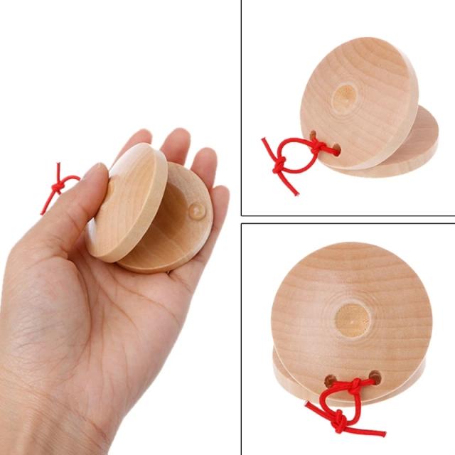 Caixas de Madeira para Percussão: Instrumento Musical de Flamingo para Crianças