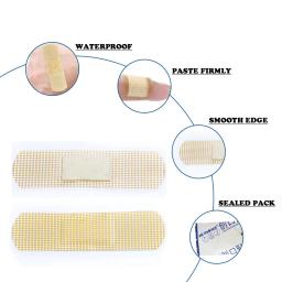 Faixa médica impermeável, 20-50-peças, adesivos de emplastro para auxílio à ferida, adesivos para viagem em casa, kit de primeiros socorros, suprimentos - Image 3
