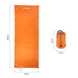 Lixada 190*75cm saco de dormir portátil acampamento ao ar livre viagem caminhadas inverno saco de dormir ultraleve viagem primavera outono 680g - Image 5