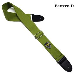 Ajustável Pure Cotton Guitar Strap, cinto, elétrico, acústico, Folk, guitarra Peças e acessórios - Image 5