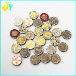 100 peças de tokens de moeda de jogo, estilo de fliperama 25*1.85mm, tokens de aço inoxidável para máquina de fliperama mame amusement gabinete - Image 4