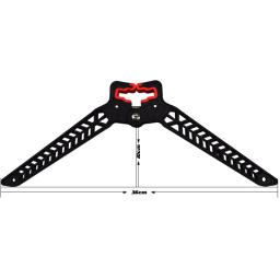 1x suporte para arco composto, suporte para chute, para tiro com arco, tiro com arco 3d, alcance, caça, tiro ao ar livre, esportes, cor preta - Image 6