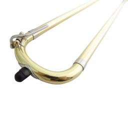 Eb alto trombone instrumentos musicais de bronze amarelo corpo laca com caso bocal - Image 6
