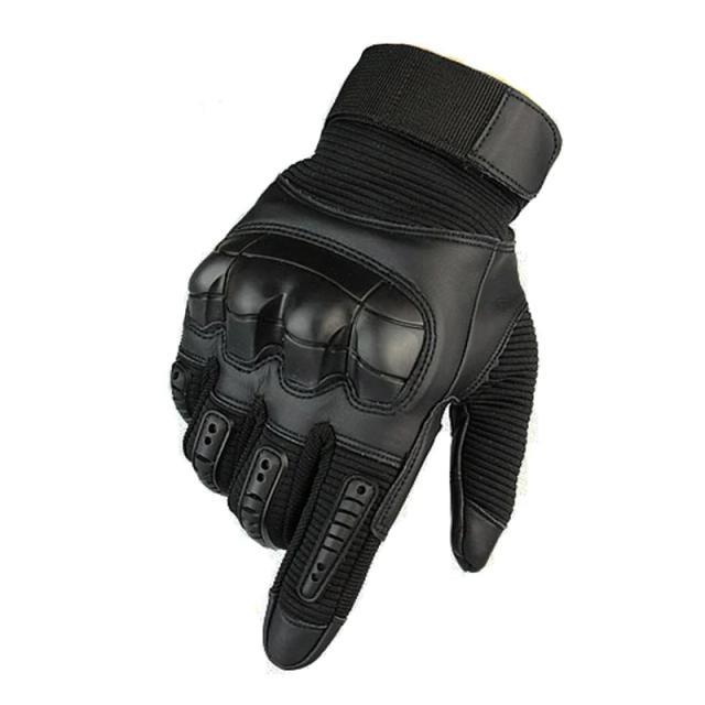 Luvas Táticas de Dedo Completo para Combate e Esportes ao Ar Livre: Paintball e Airsoft com Material de Borracha