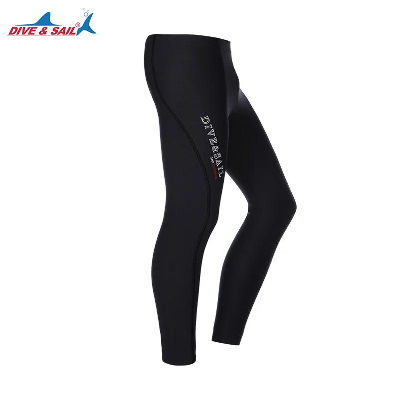 Dive & Sail-Fato de neoprene genuíno masculino, jaqueta e calça de manga comprida, traje de mergulho corporal próximo 3mm - Image 1