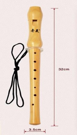 Gravador agudo de madeira Soprano de estilo alemão e barroco Clarinete C Key Flauta Vertical Chinesa Instrumentos Musicais de 8 buracos - Image 5