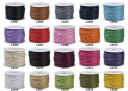 Cordão de algodão encerado resistente 100yds/carretel 1mm, para artesanato, fazer joias, acessórios de corda de fio - Image 1