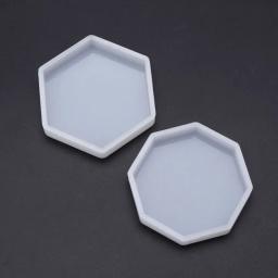 Molde de resina epóxi para decoração de artesanato, formas geométricas e hexagonal de silicone para decoração de bolos, faça você mesmo - Image 5