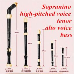Conjunto de flauta vertical chinesa de clarinete, agudo, tenor alto, baixo, estilo inglês, clarinete de 8 buracos - Image 3