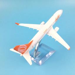 Aeronave aéreo brasileiro, modelo de avião com 16cm fabricado em liga metálica, aeronave aéreo, s9 737 b737 800 - Image 5