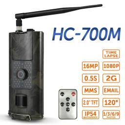 Câmera de caça para trilha de vida selvagem, mms, sms 2g, smtp, câmeras celulares, foto, vigilância sem fio, rastreamento de visão noturna, hc700m - Image 5