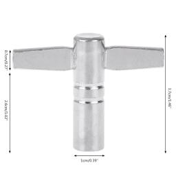 Chave de bateria universal de metal, acessórios duráveis de soquete para afinador de chaves - Image 3