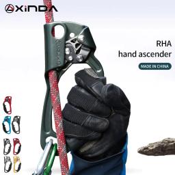 Xinda esportes ao ar livre escalada mão direita dispositivo ascendente montanhista punho esquerdo ascender escalada corda ferramentas - Image 1