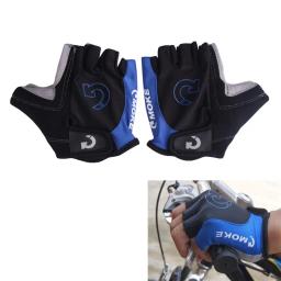 Luvas para ciclismo sem dedos, luva respirável anti derrapante de gel para motocicleta mtb e bicicleta de estrada, luvas esportivas para homens e mulheres - Image 4