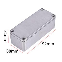 Stomp efeitos pedal gabinete para guitarra 92*38*31mm novos efeitos de guitarra 1590a caixa de alumínio fundido - Image 4