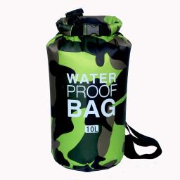Saco de natação impermeável, saco seco, camuflagem cores, pesca, canoagem, caiaque, armazenamento, deriva, rafting, 2L, 5L, 10L, 15L, 20L, 30L - Image 3