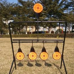 Habilidade tática para Outdoor Indoor Airgun, 5-Plate Reset Target, também para Airsoft Paintball Tiro, Melhorar a Caça Tiro - Image 3