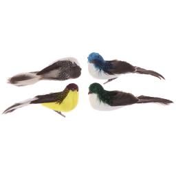 Falso artesanato aves espuma artificial penas mini pássaro, casamento mesa decoração, festa de aniversário, casamento, crianças, 1pc - Image 4