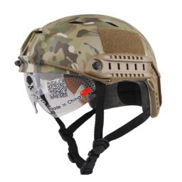 Tactical Airsoft Paintball rápido capacete com óculos, ARC Side Rails, Vas Shroud, NVG Mount, acessórios de caça, 2024 - Image 3