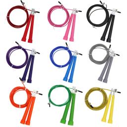 Steel Wire Skipping Rope, Pular Corda Ajustável, Equipamentos de Fitness, Exercício, Treino, Novo, 3 m - Image 1